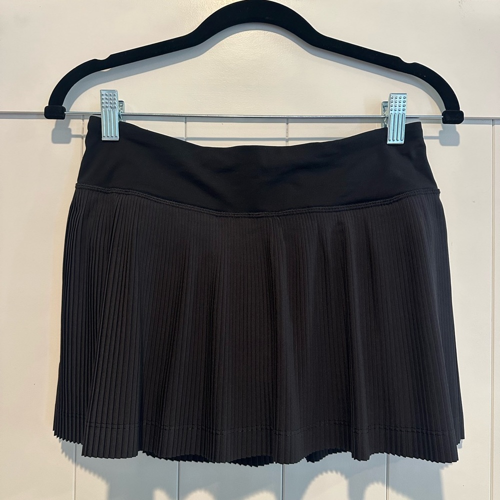 lululemon athletica Black Varsity Pleated Tennis Skirt Size 4